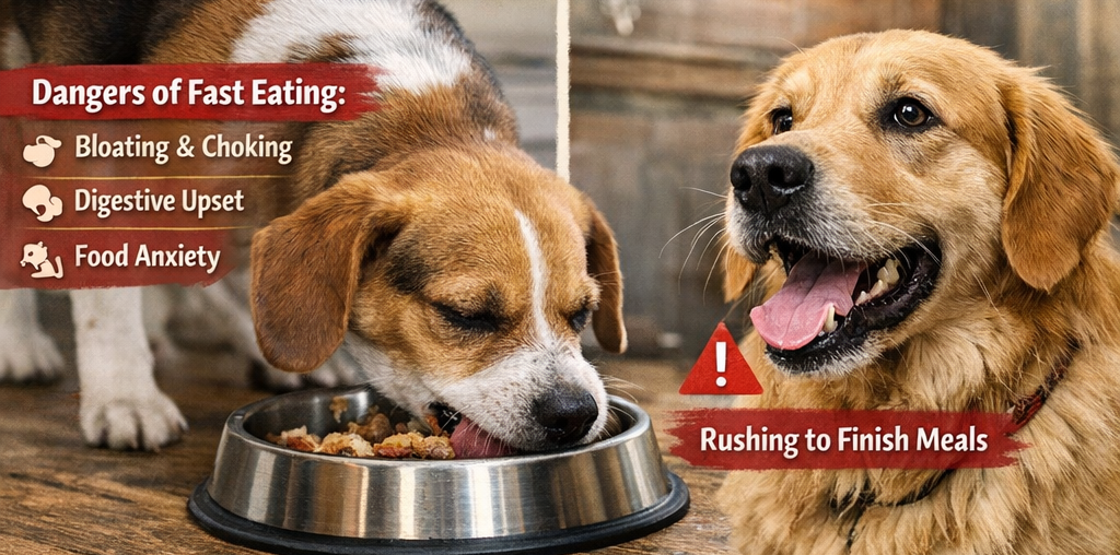 How to Stop Dogs from Eating Too Fast Safely