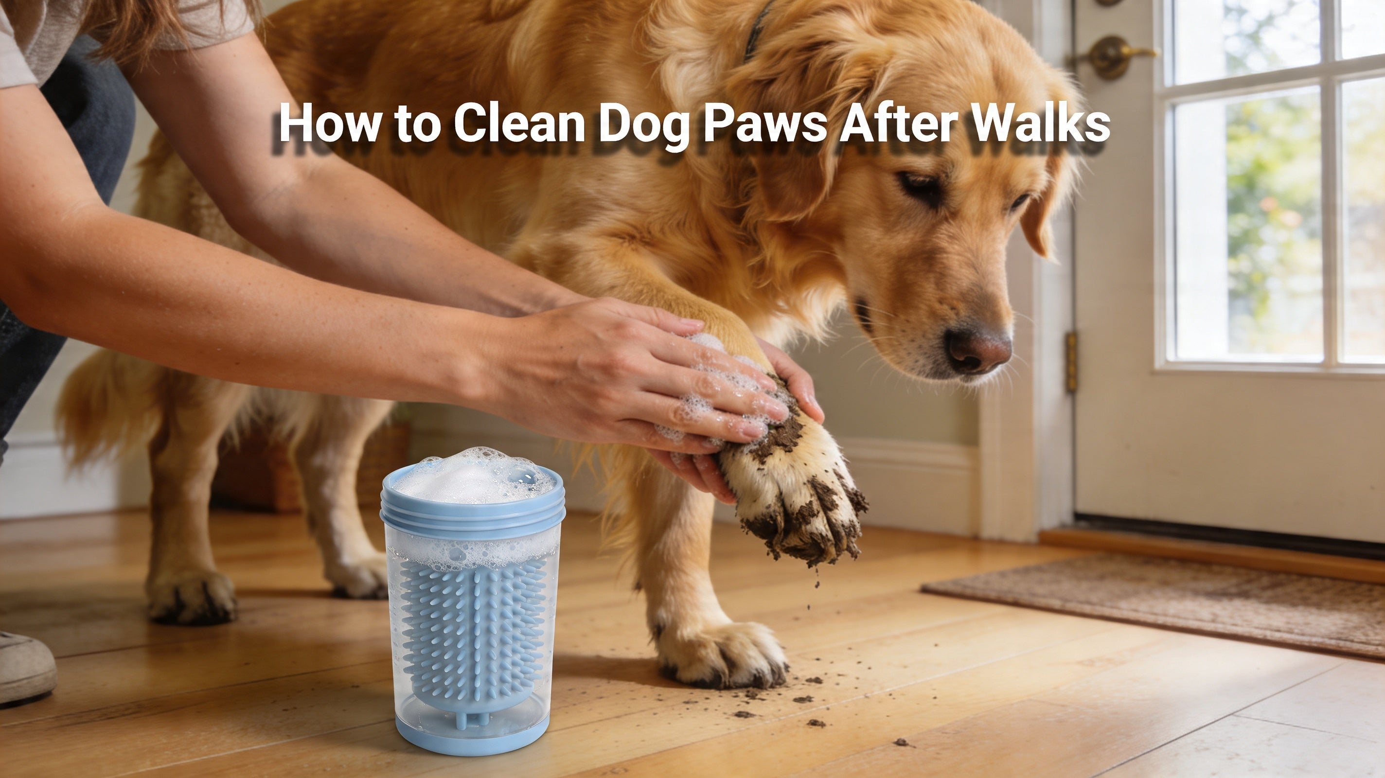 How to Clean Dog Paws After Walks