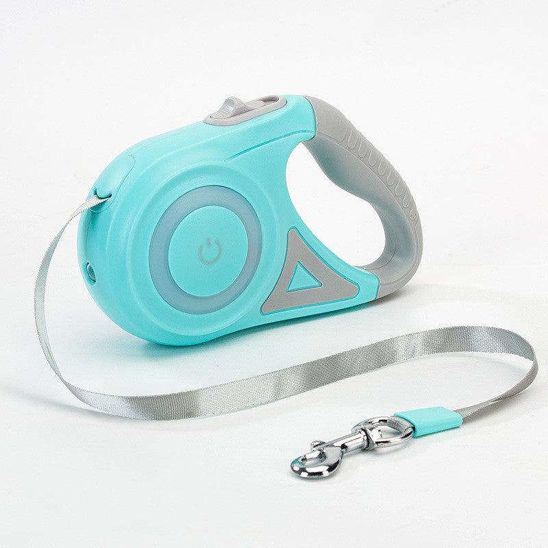 Retractable Dog Leash with Collar for Safe Walks