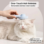 Self-Cleaning Pet Grooming Brush for Dogs and Cats