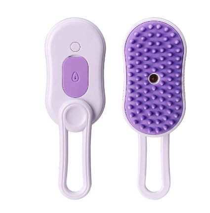 3-in-1 Steam Pet Brush for Gentle Fur Removal