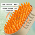 3-in-1 Steam Pet Brush for Gentle Fur Removal
