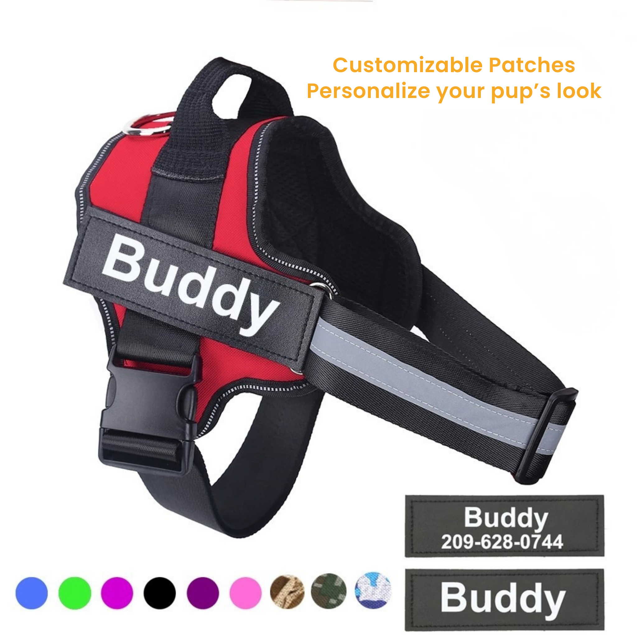 Personalized Dog Harness Keeps Pets Safe Comfortable Stylish On Every Walk