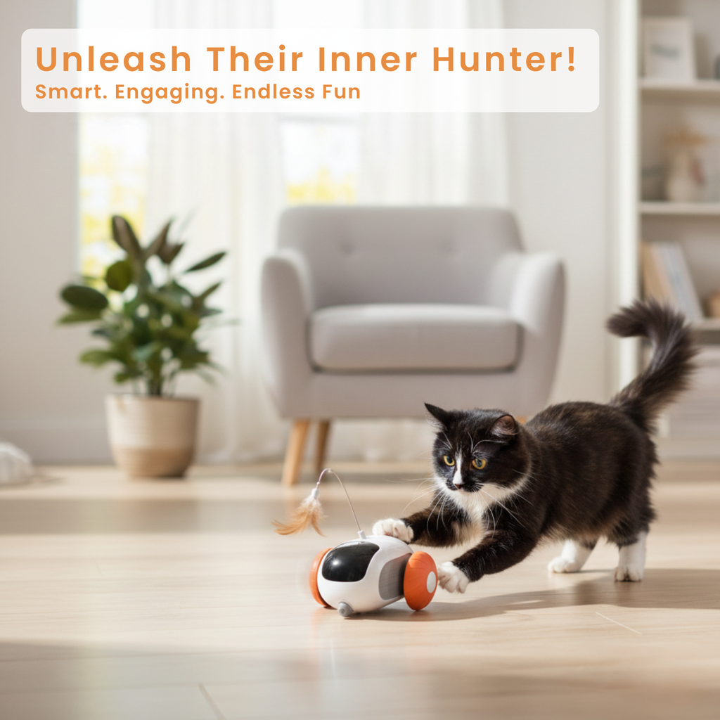 Smart Chasing Cat Car Toy for Endless Playtime
