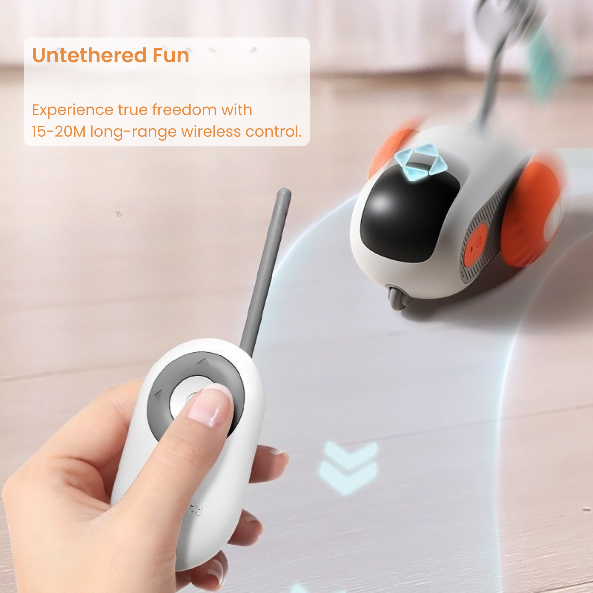Smart Chasing Cat Car Toy for Endless Playtime