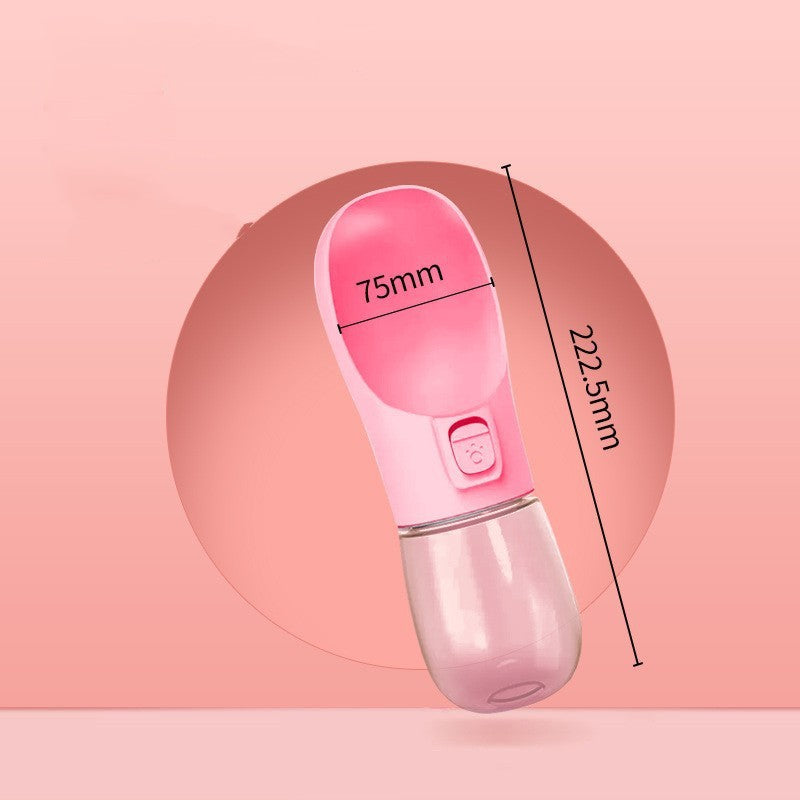 Portable Pet Water Bottle Feeder Bowl Keeps Dogs Hydrated On Adventures