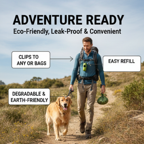 Degradable Dog Poop Bags Keep Walks Clean Eco‑Friendly Hassle‑Free Always