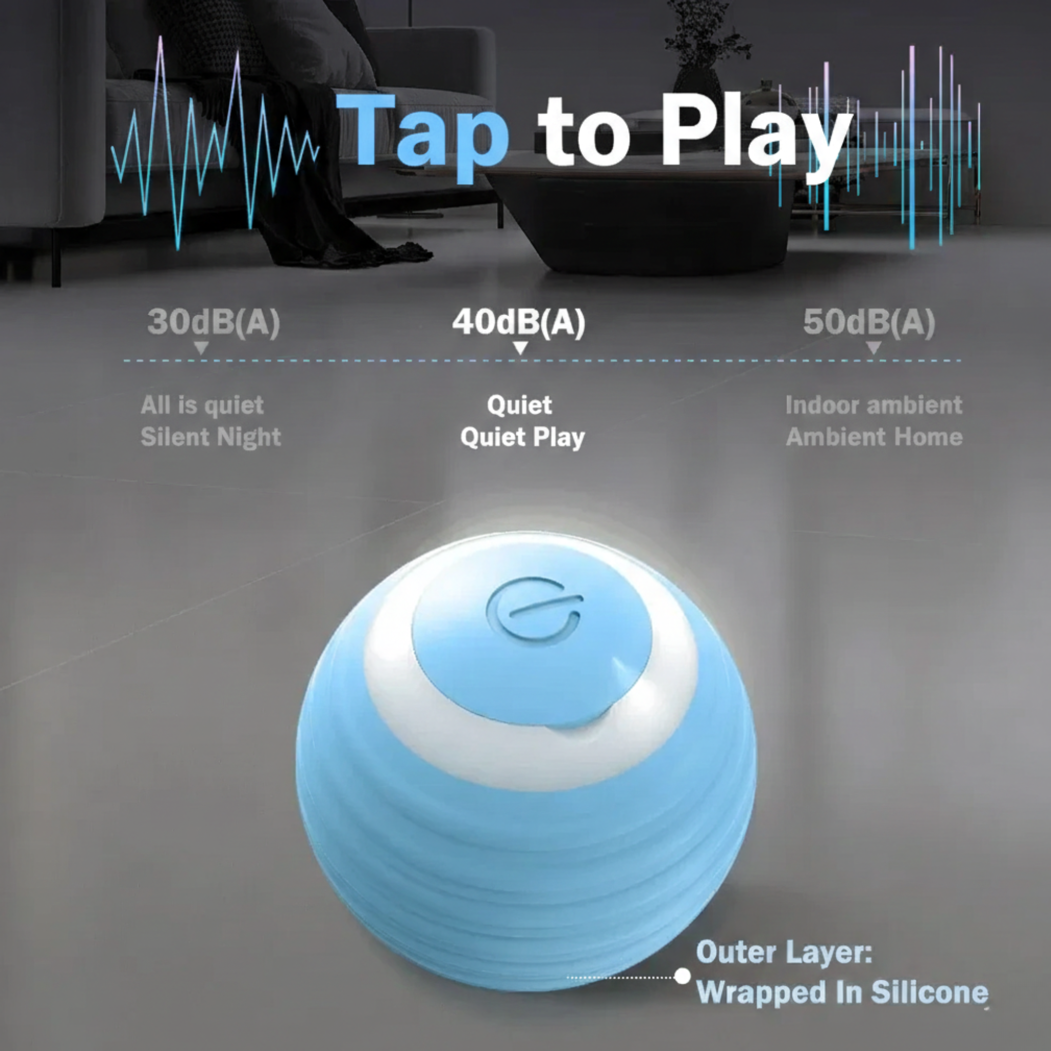 Smart Rolling Ball Toy for Happy Indoor Cats