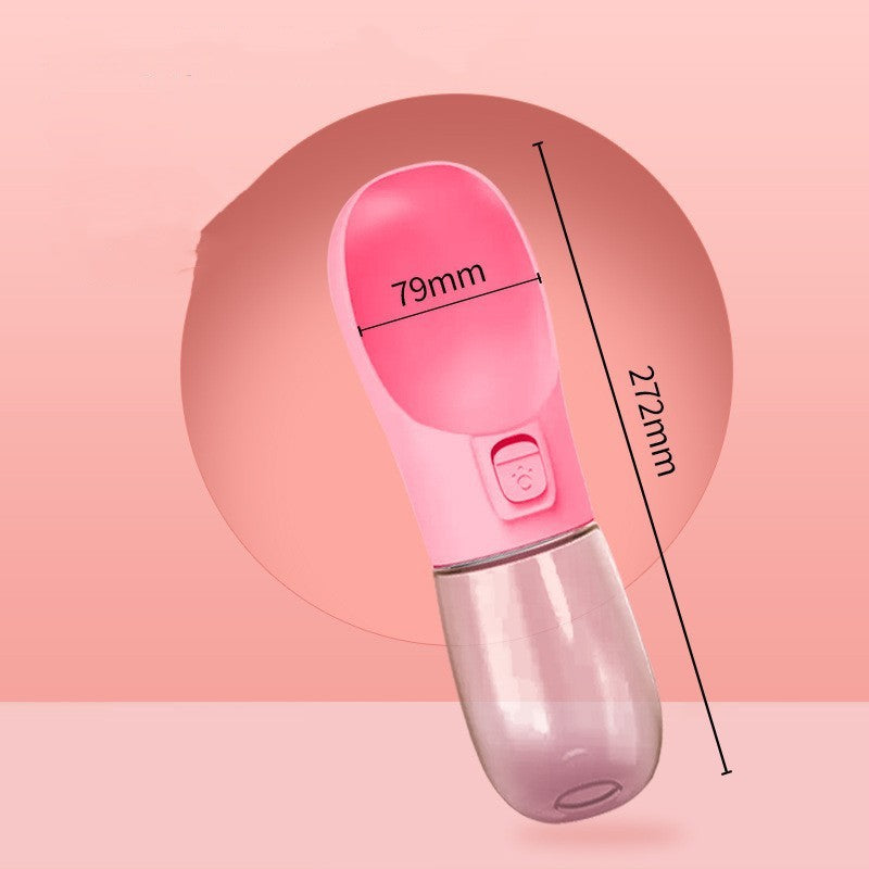 Portable Pet Water Bottle Feeder Bowl Keeps Dogs Hydrated On Adventures