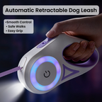 Retractable Dog Leash with Collar for Safe Walks