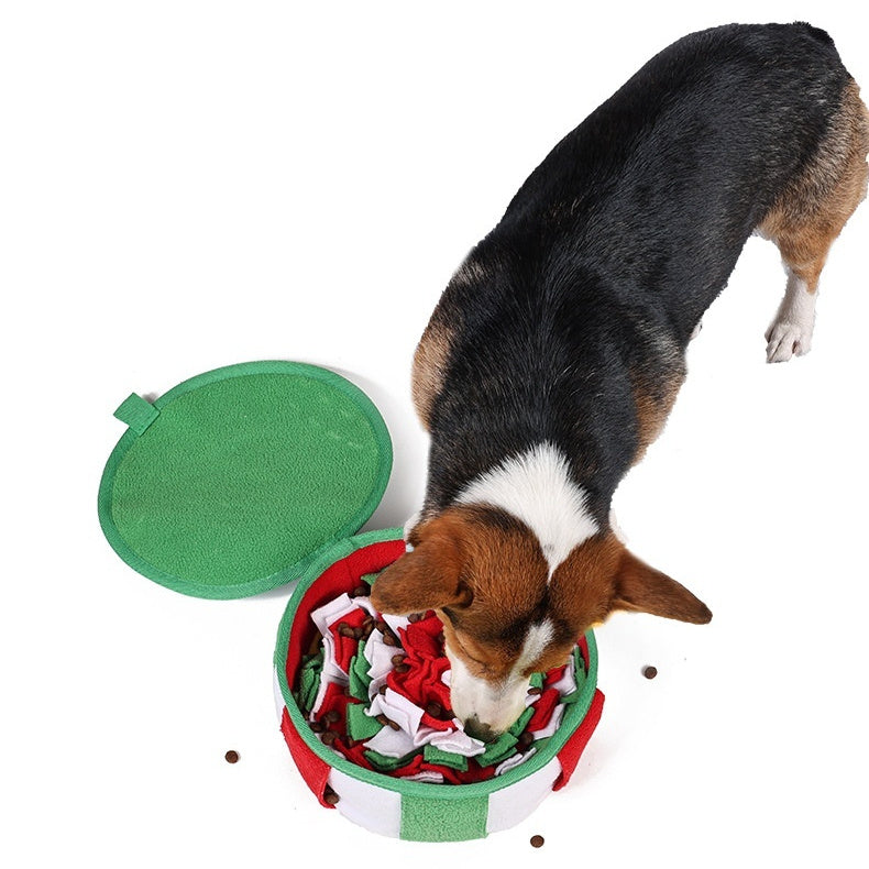 Interactive Dog Toy Smell Mat Puzzle Makes Mealtime Fun Engaging