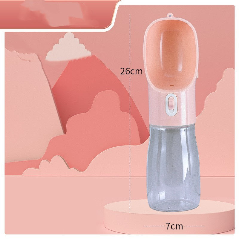 Portable Pet Water Bottle Feeder Bowl Keeps Dogs Hydrated On Adventures