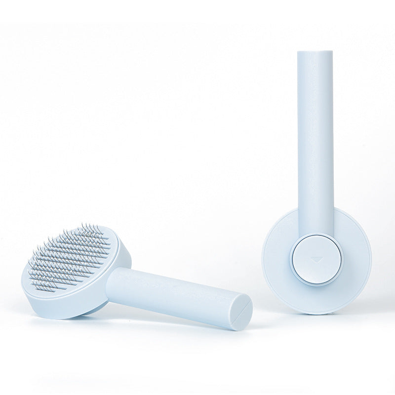 Self-Cleaning Pet Grooming Brush for Dogs and Cats