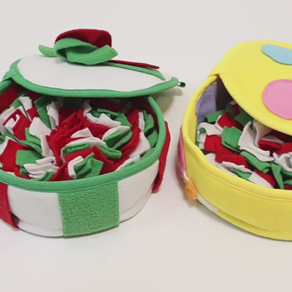 Interactive Dog Toy Smell Mat Puzzle Makes Mealtime Fun Engaging